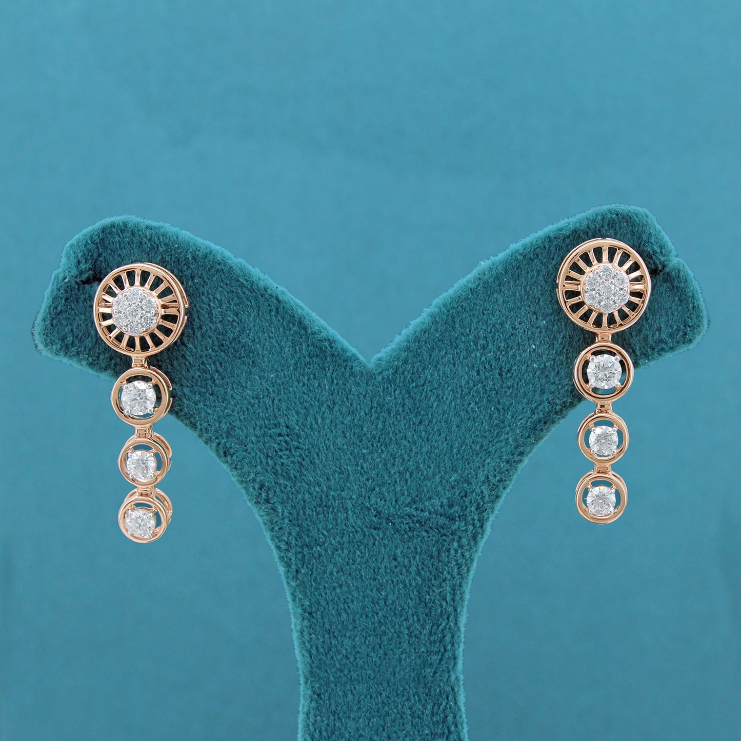 Aurelith Diamond Drop Earring