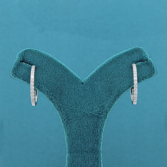Narella Diamond Hoop Earrings