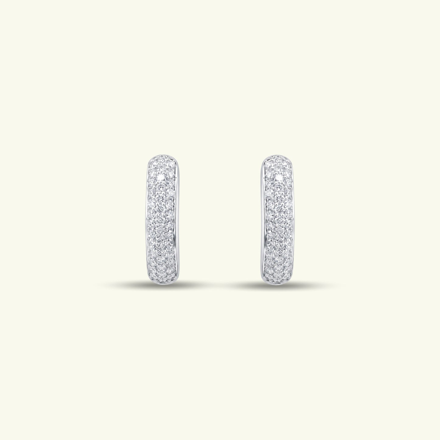 Evara Diamond Hoop Earrings