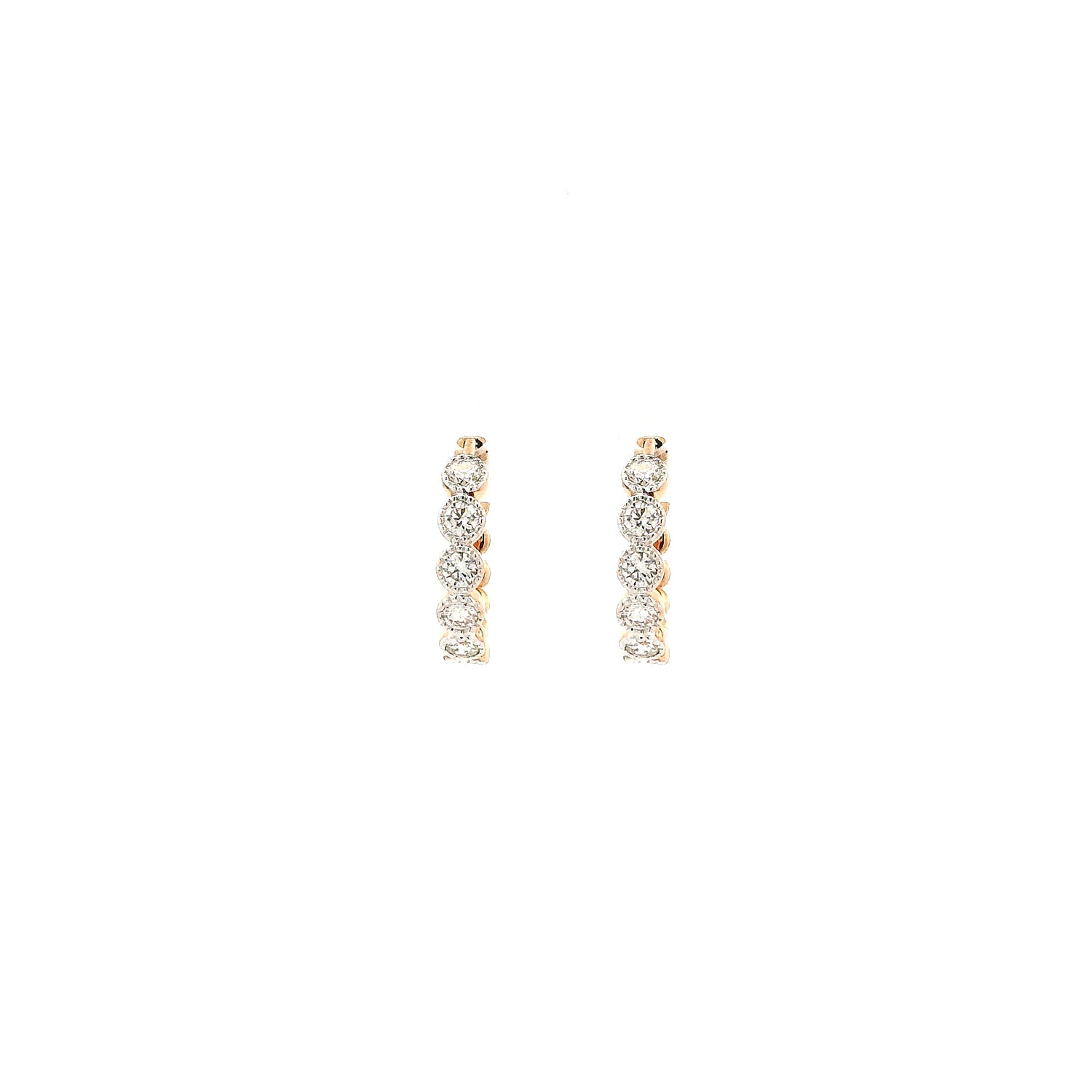 Solene Diamond Hoop Earrings