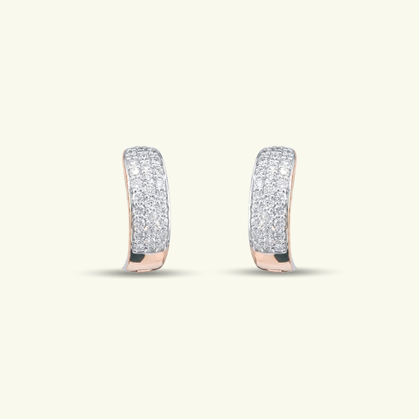Aurell Diamond Hoop Earrings