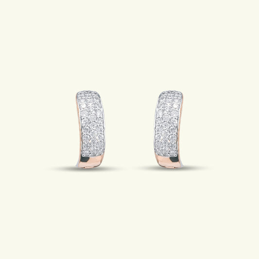 Aurell Diamond Hoop Earrings