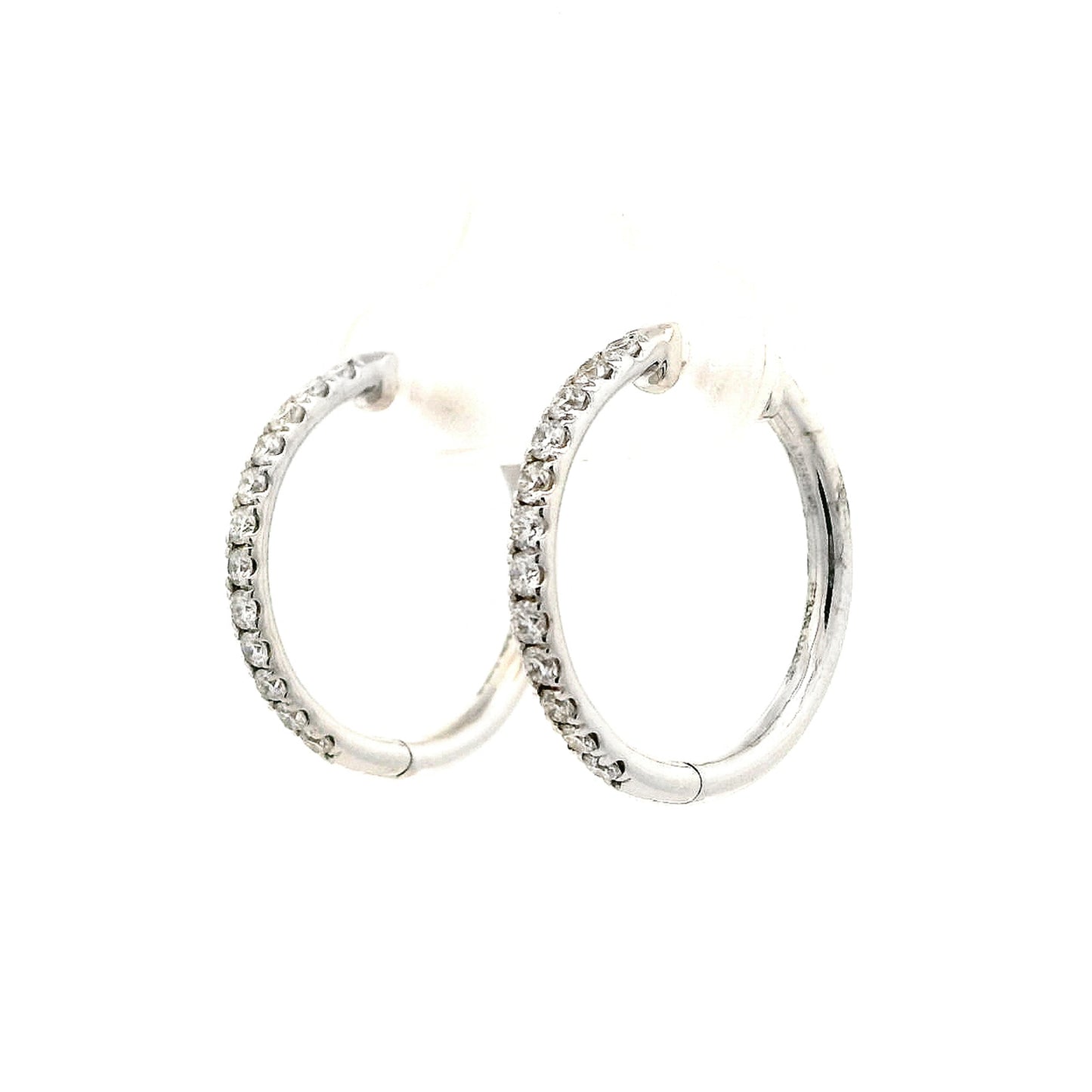 Iselda Diamond Hoop Earrings