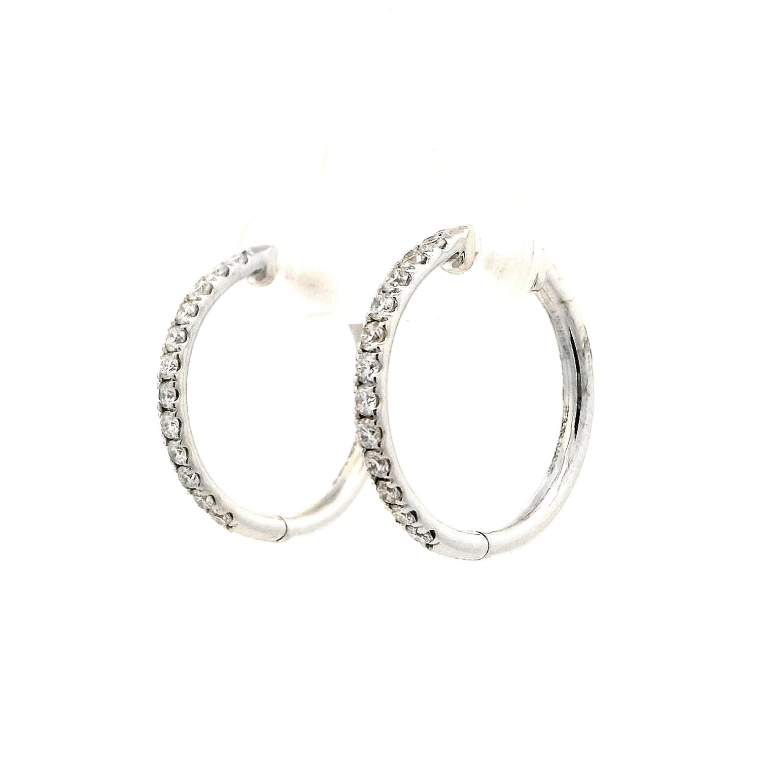 Iselda Diamond Hoop Earrings