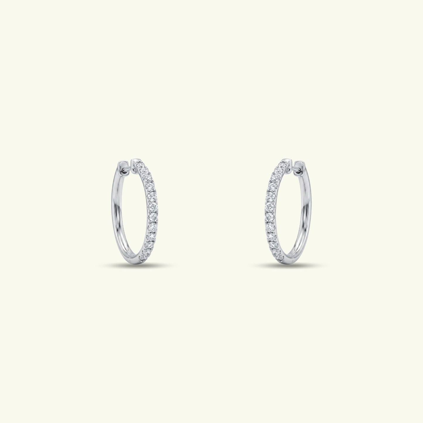 Iselda Diamond Hoop Earrings