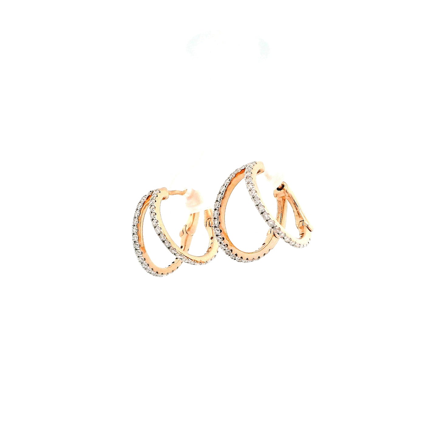 Isalei Diamond Hoop Earrings