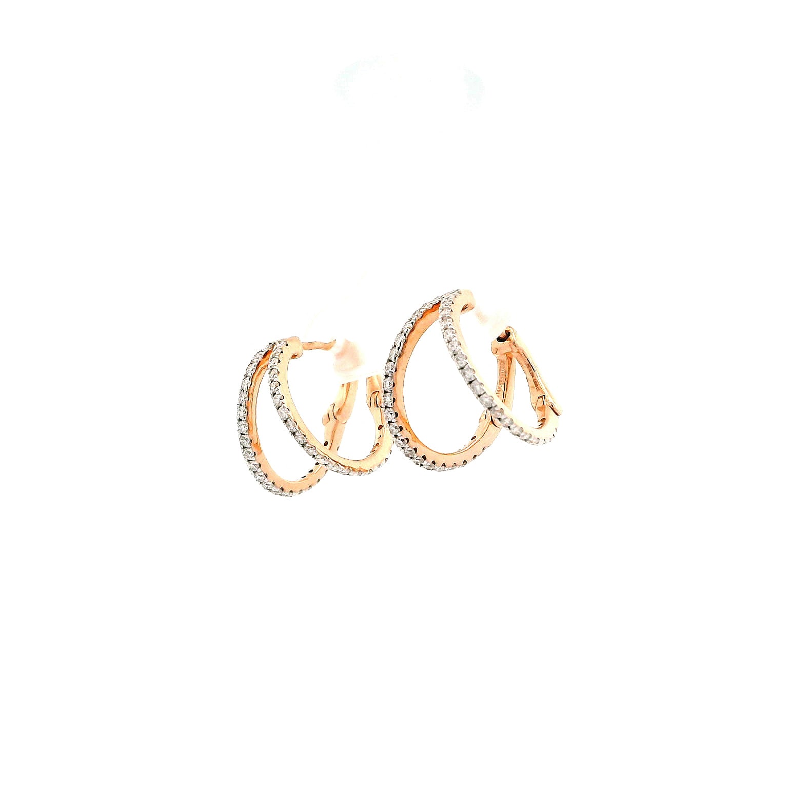 Isalei Diamond Hoop Earrings