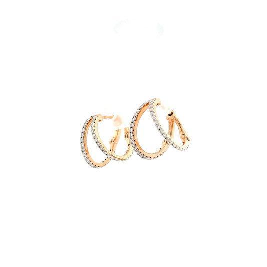 Isalei Diamond Hoop Earrings