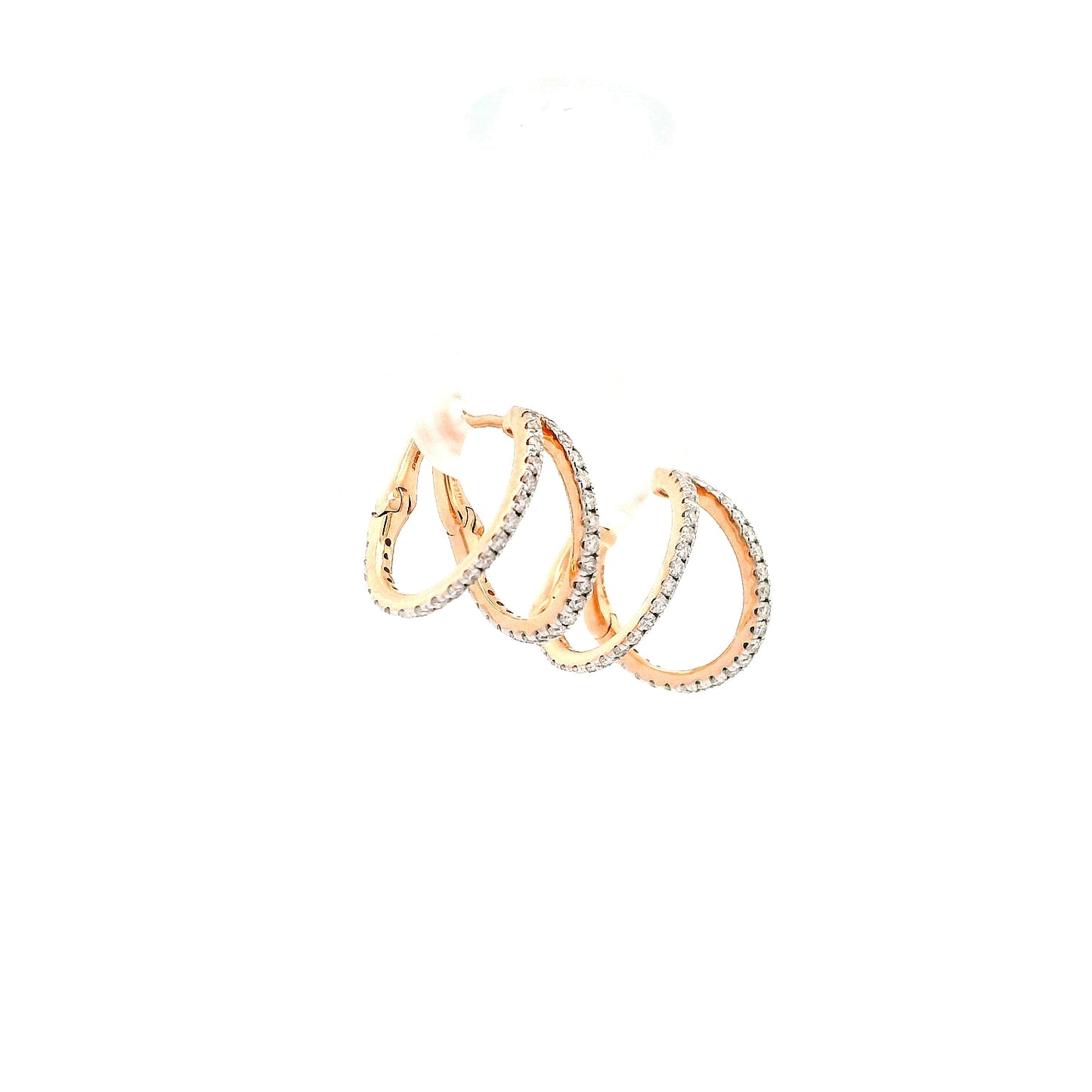 Isalei Diamond Hoop Earrings