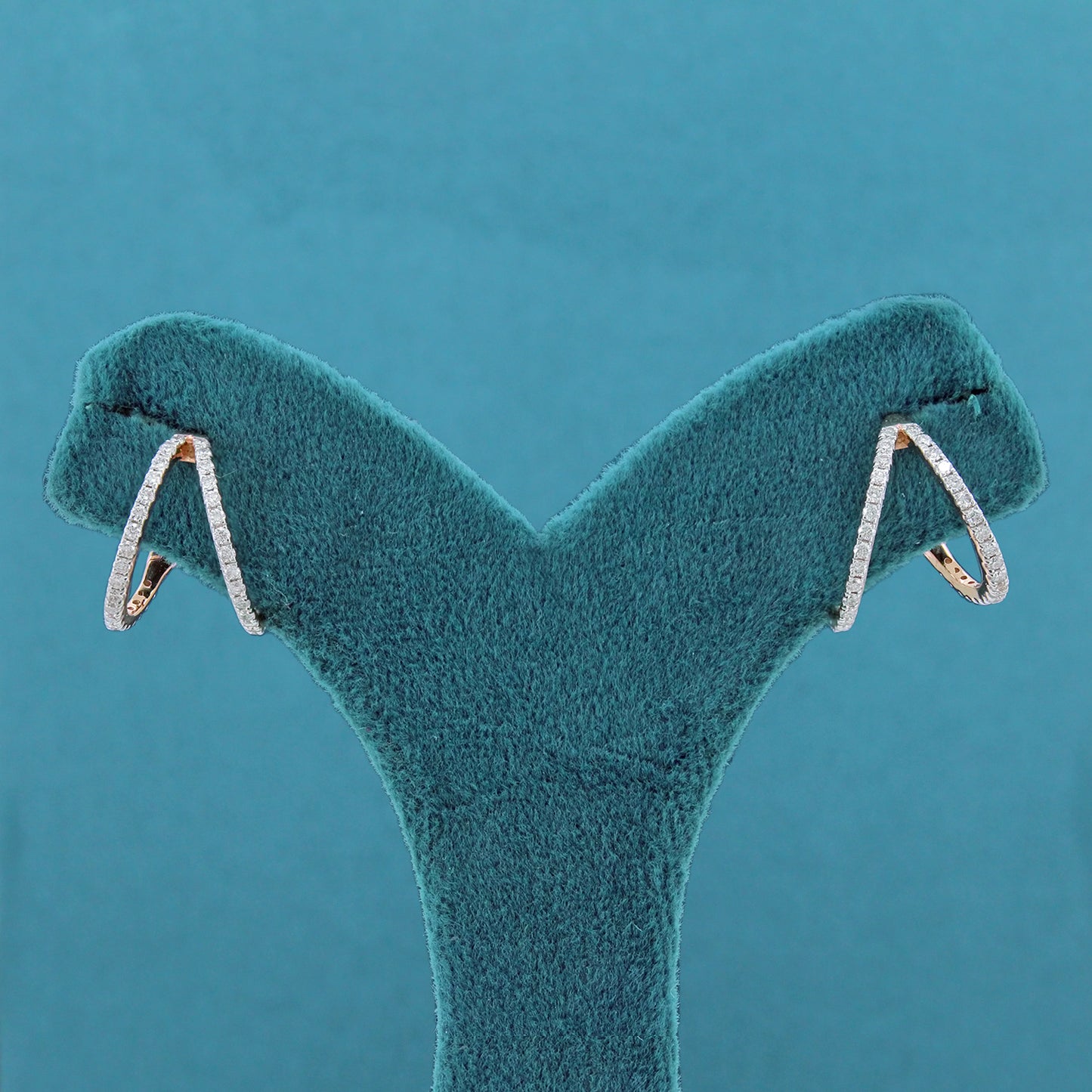 Isalei Diamond Hoop Earrings