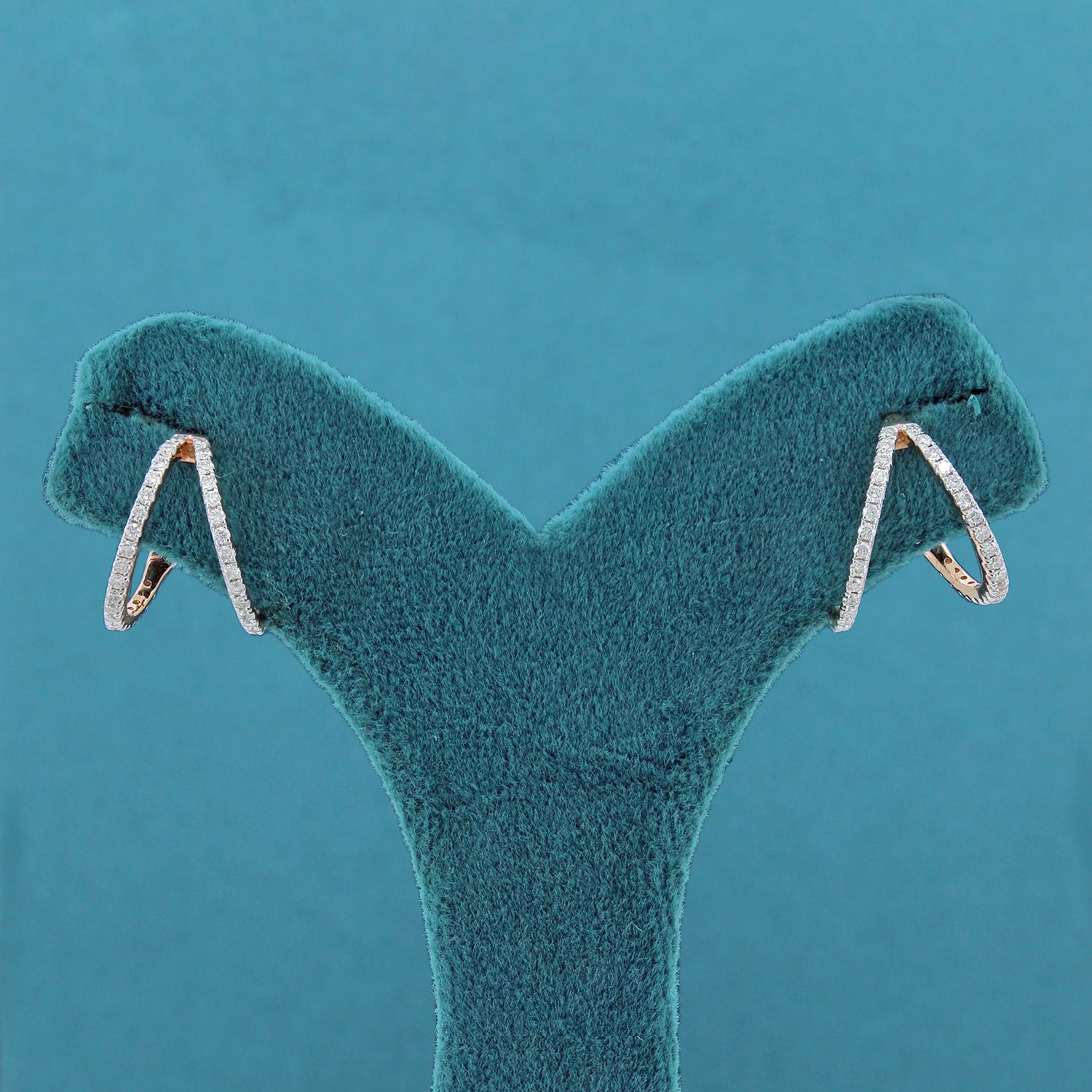 Isalei Diamond Hoop Earrings