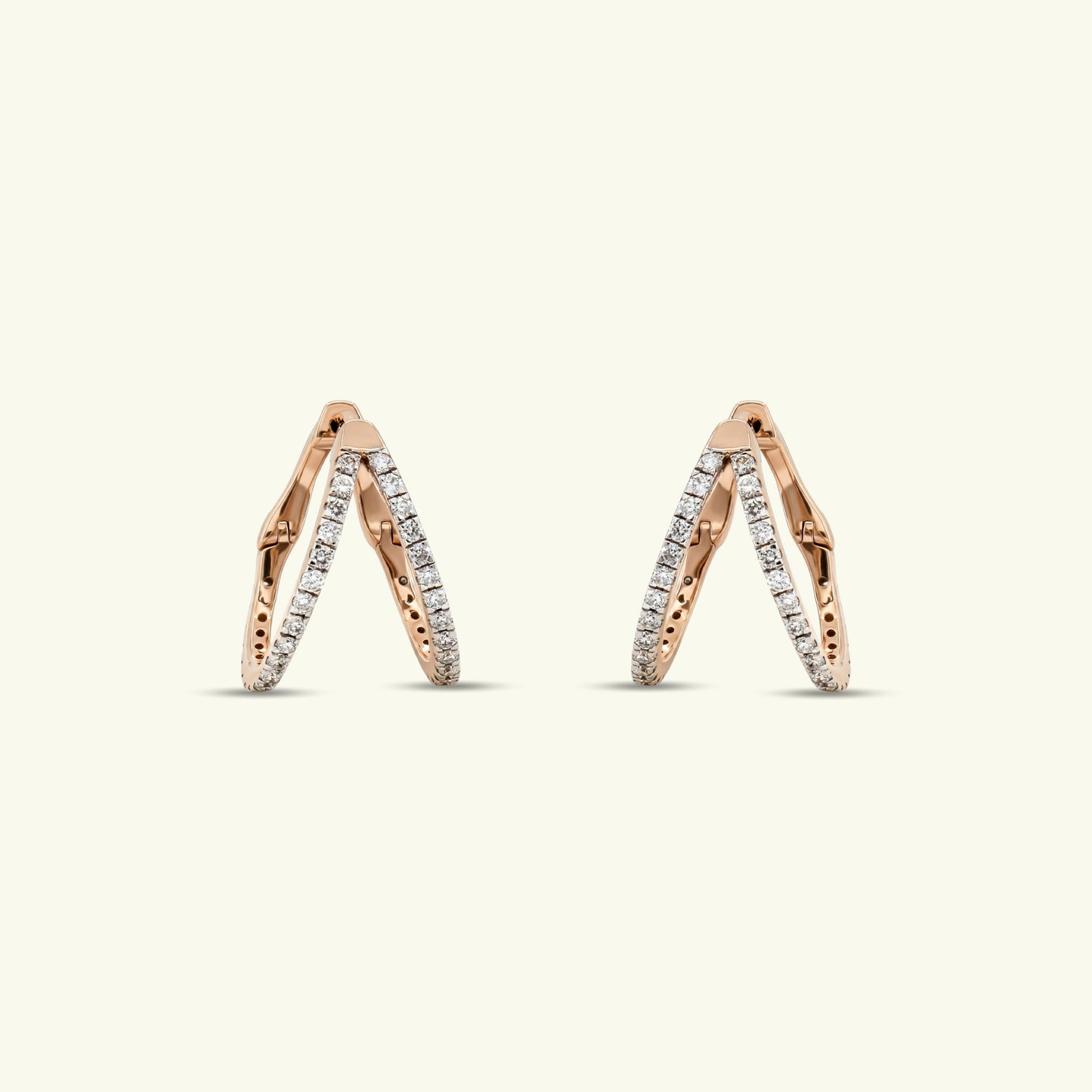 Isalei Diamond Hoop Earrings