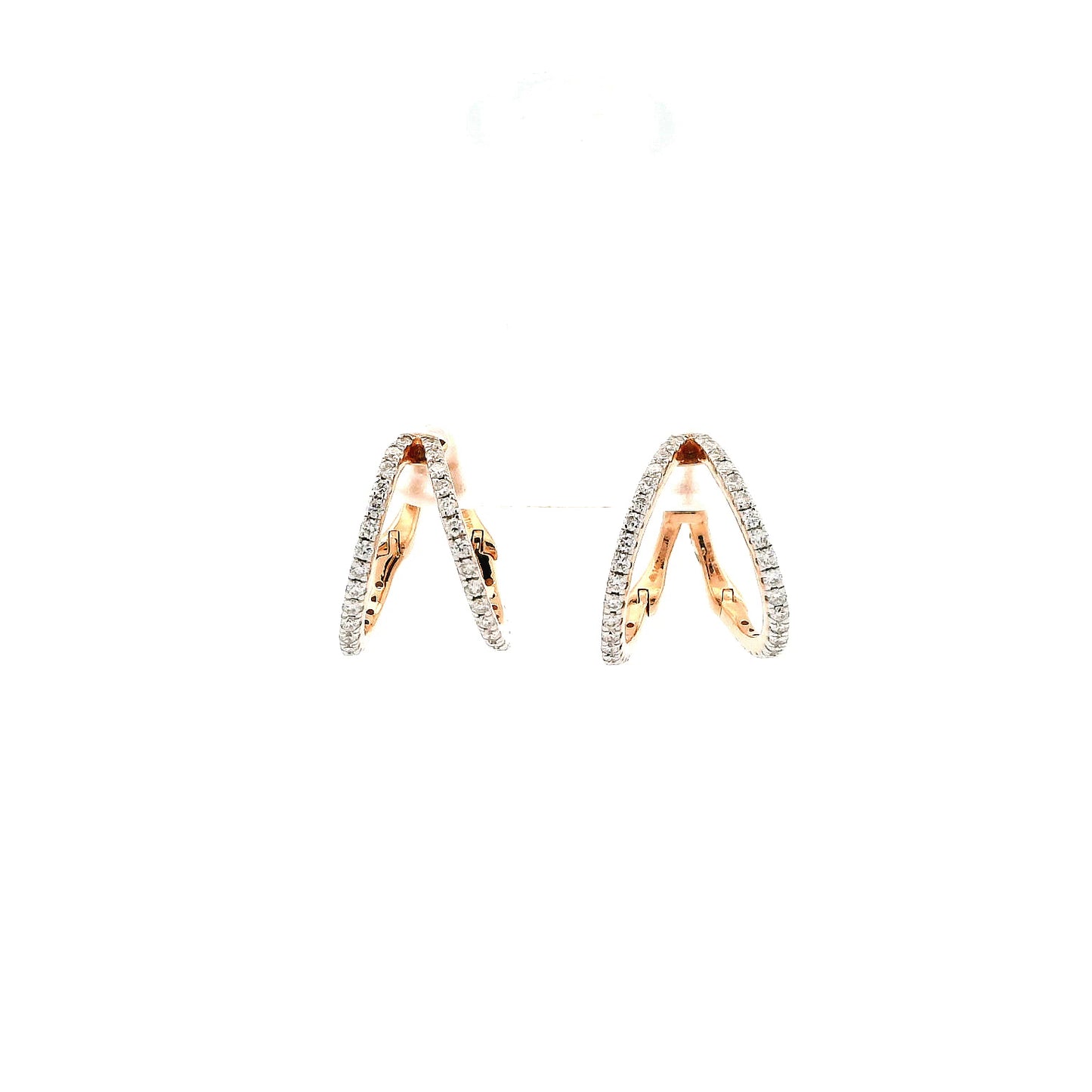 Isalei Diamond Hoop Earrings