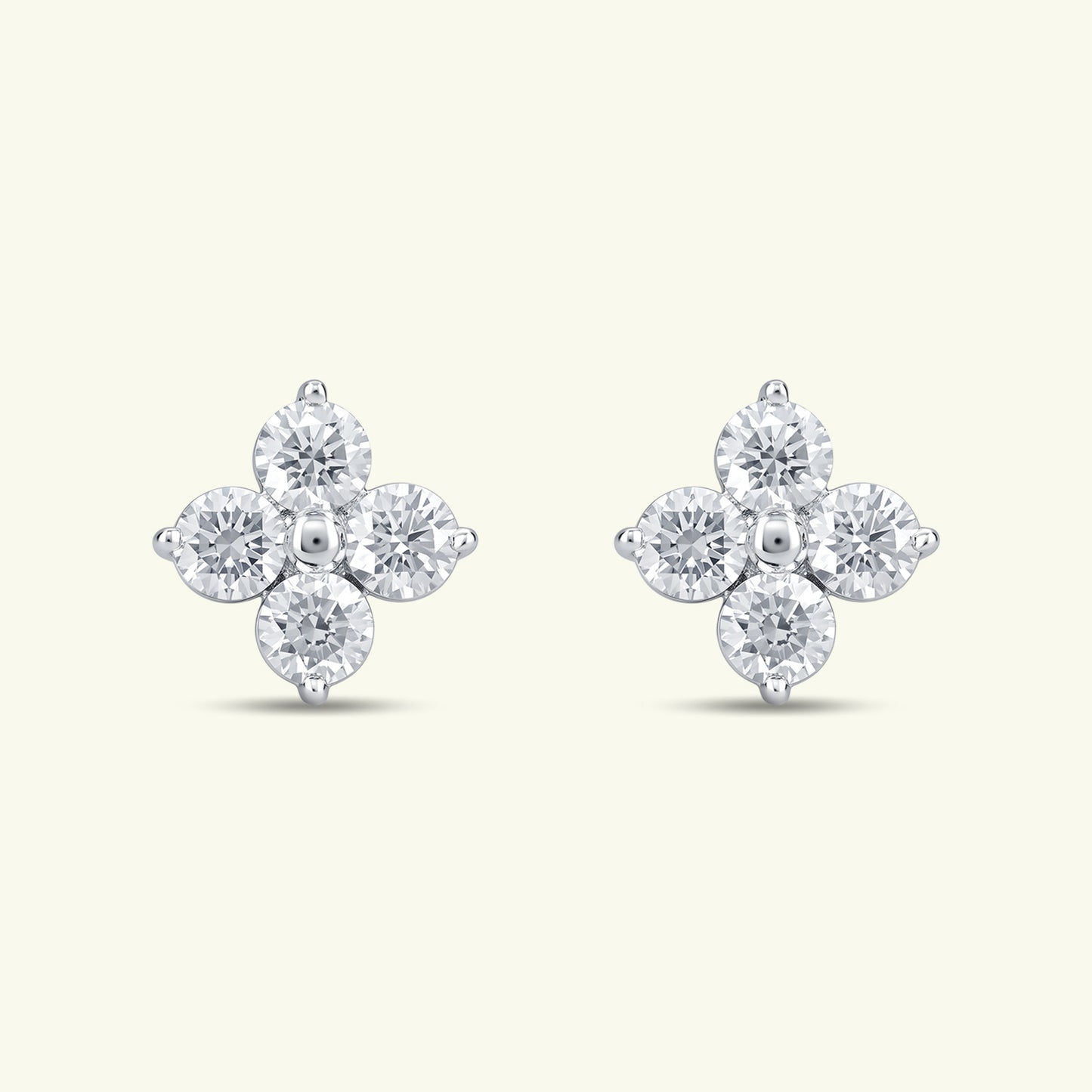 Miriva Diamond Stud Earrings
