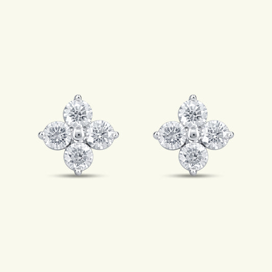 Miriva Diamond Stud Earrings
