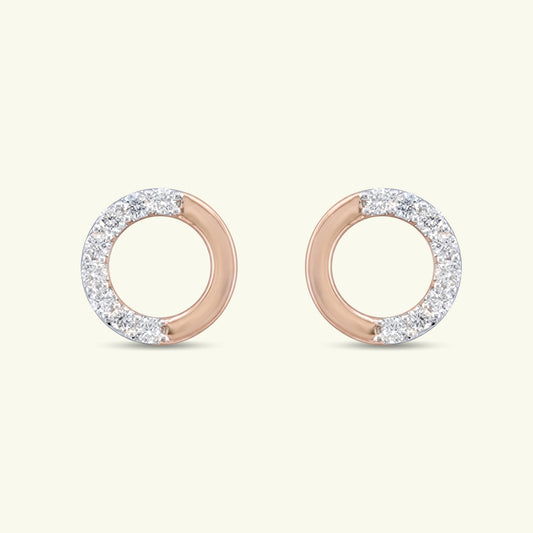 Solune Diamond Stud Earrings
