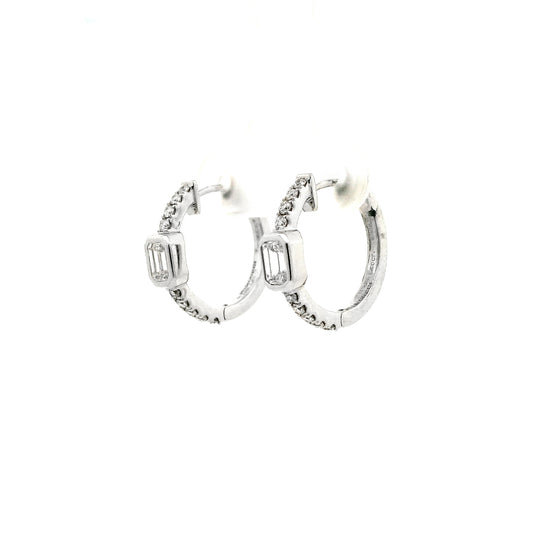 Alitha Diamond Hoop Earrings