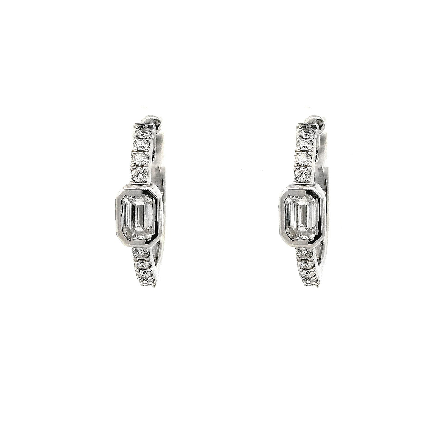 Alitha Diamond Hoop Earrings