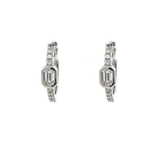 Alitha Diamond Hoop Earrings