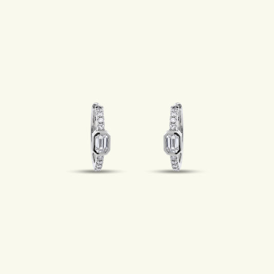 Alitha Diamond Hoop Earrings