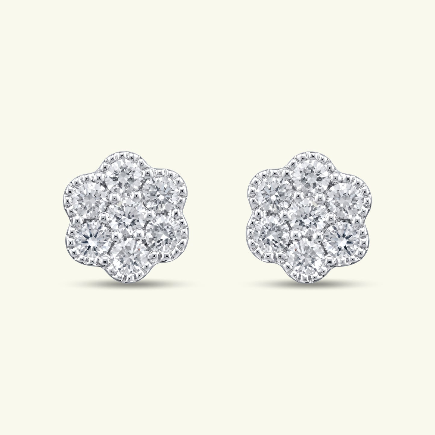 Elvaya Diamond Stud Earrings