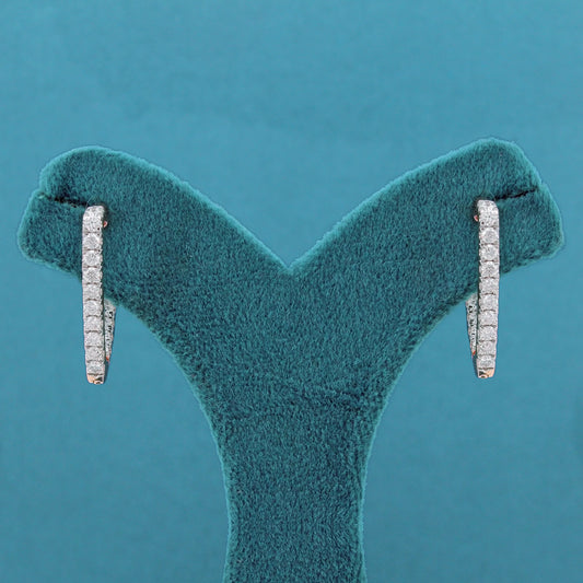 Alionne Diamond Hoop Earrings
