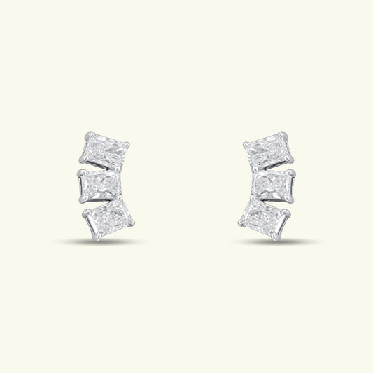 Sania Diamond Stud Earrings