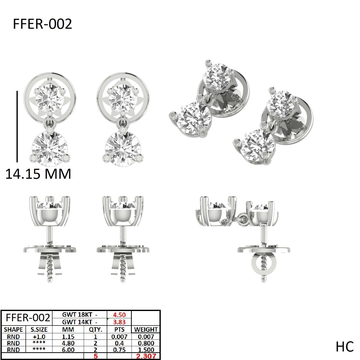 Arvya Bloom Diamond Earrings