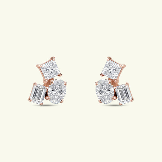 Kariel Diamond Stud Earrings