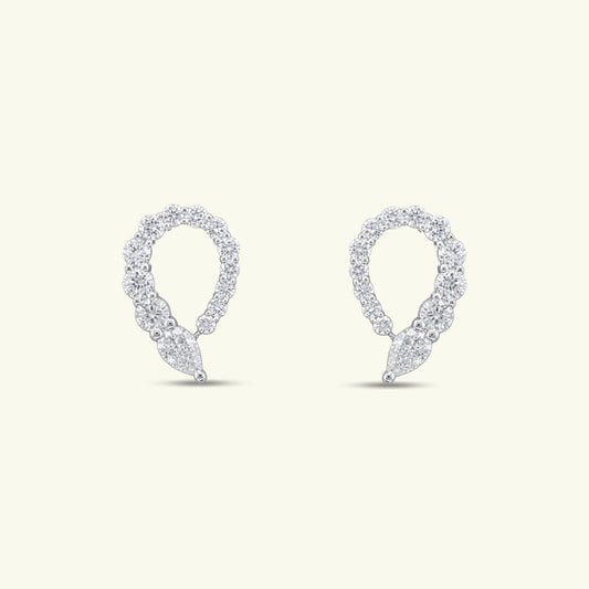 Soline Diamond Stud Earrings