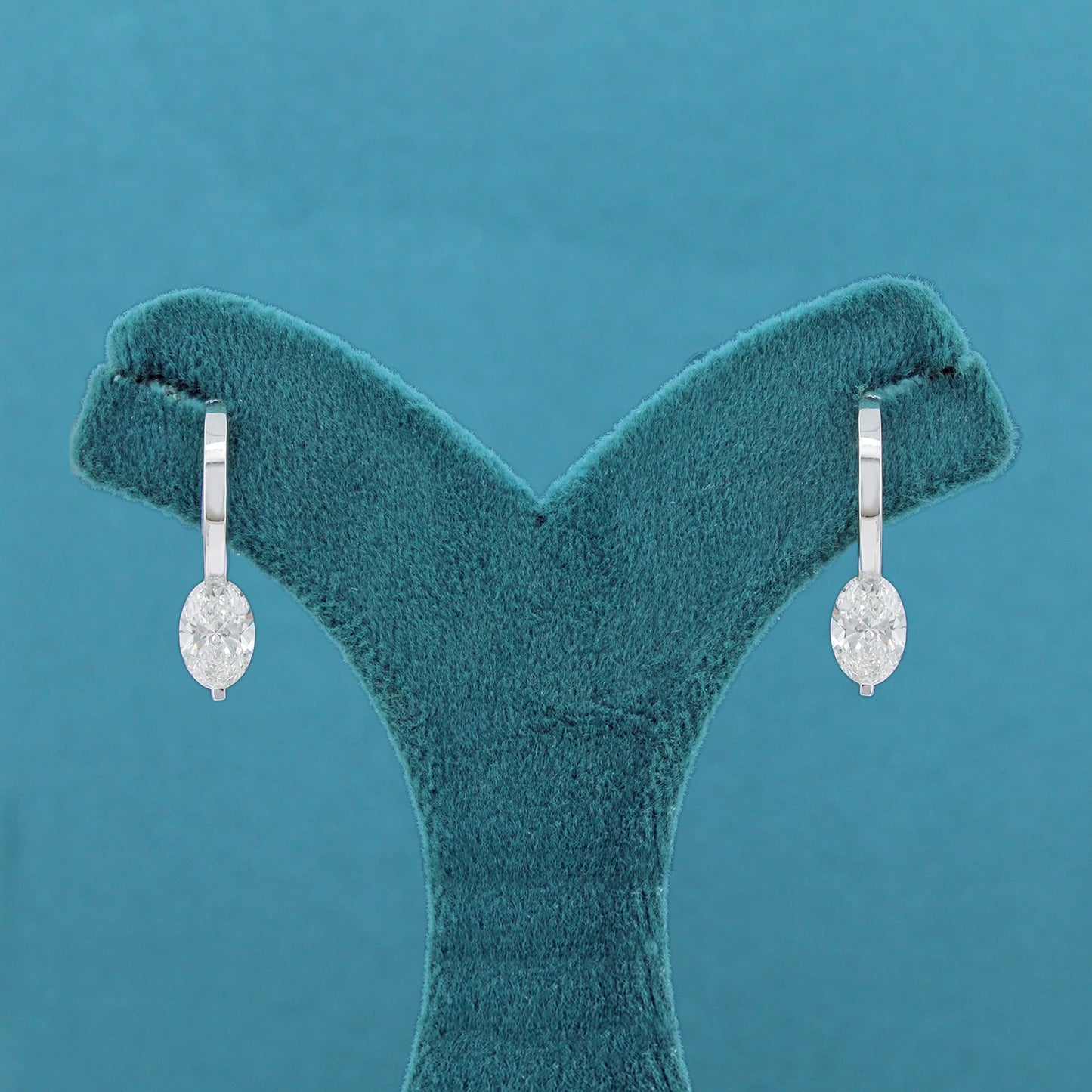 Caelis Solitaire Diamond Drop Earring