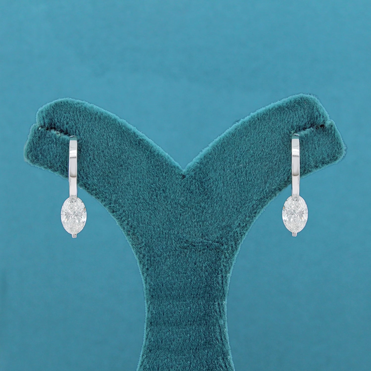 Caelis Solitaire Diamond Drop Earring