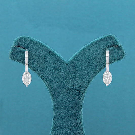 Caelis Solitaire Diamond Drop Earring