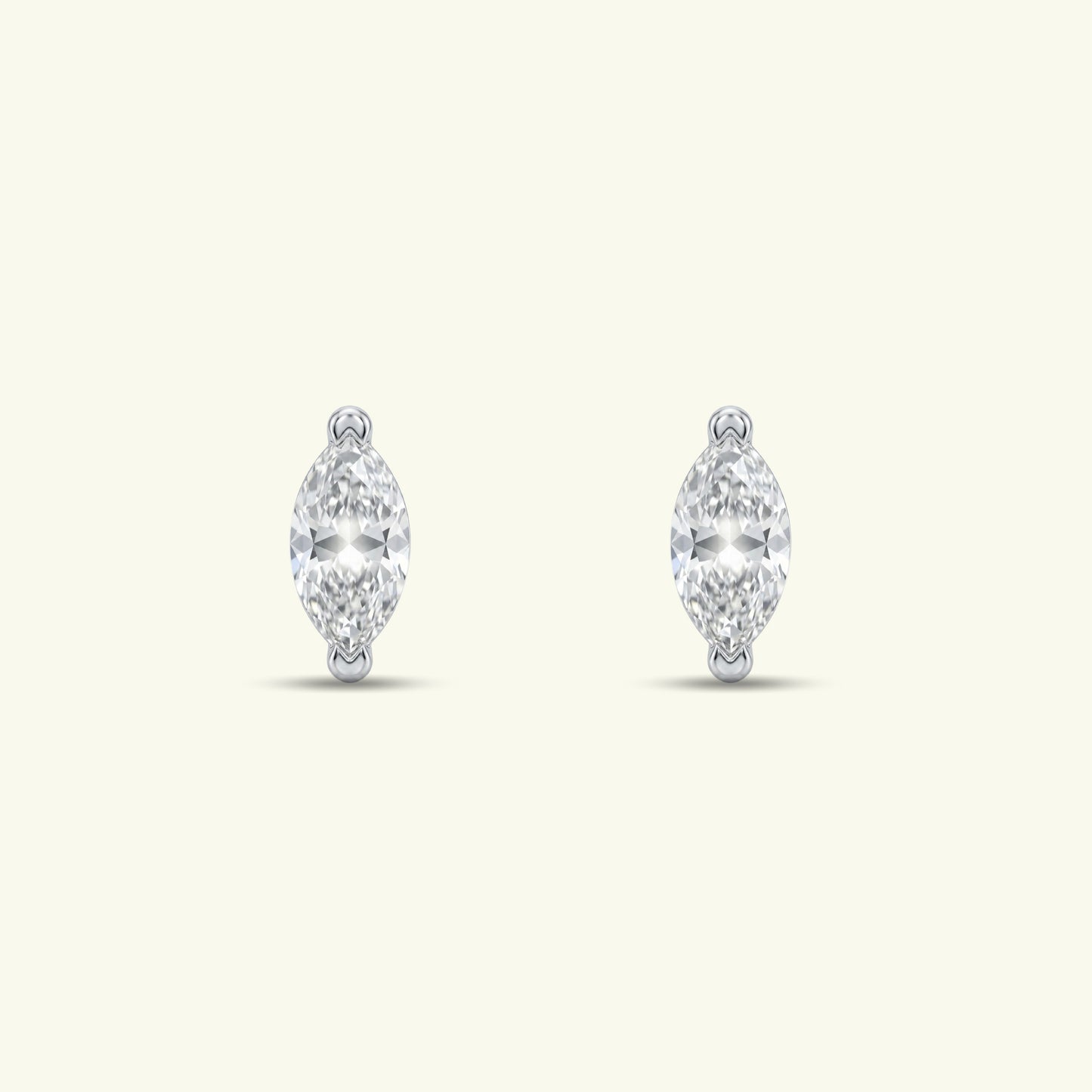 Orielle Solitaire Diamond Stud Earrings