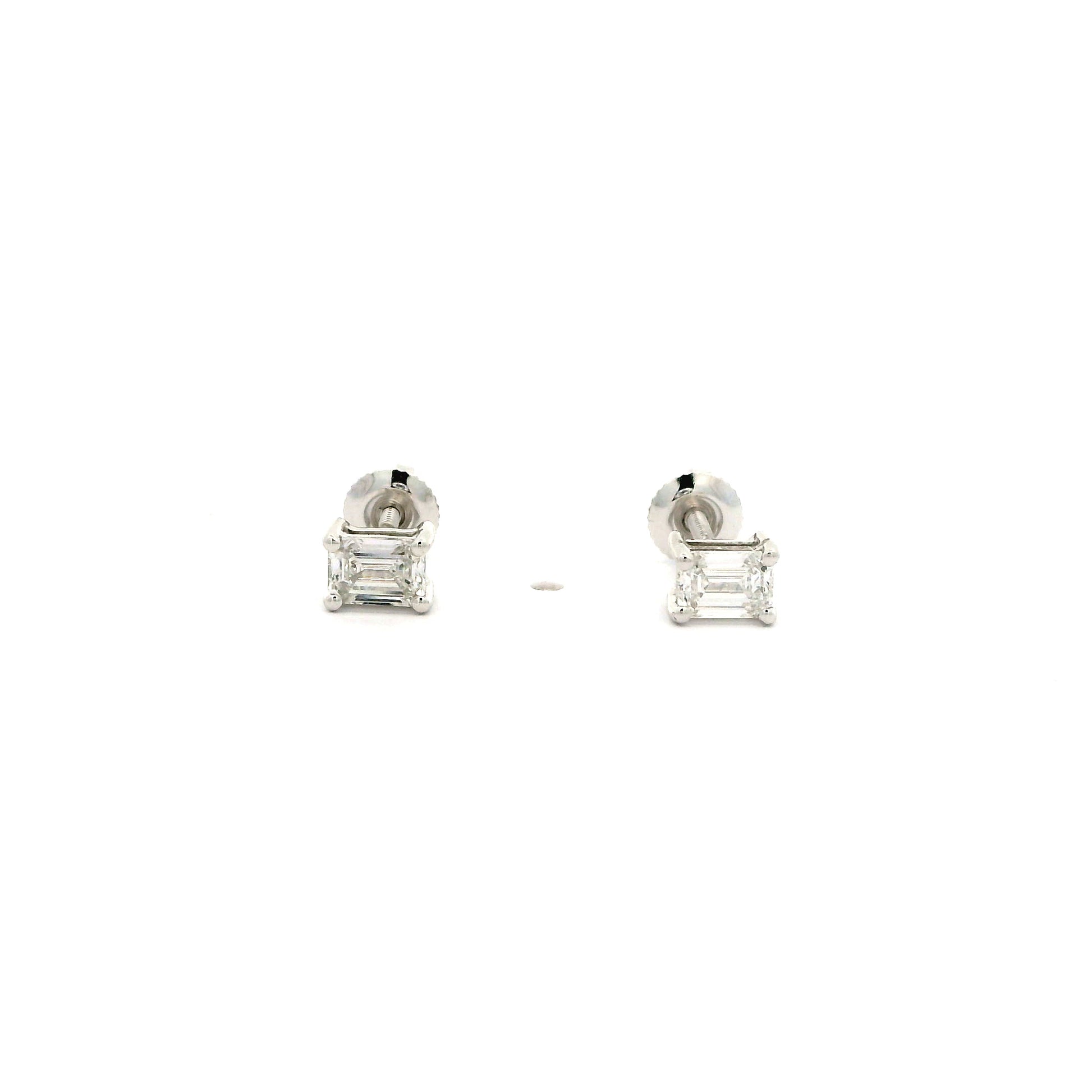 Thalen Solitaire Diamond Stud Earrings