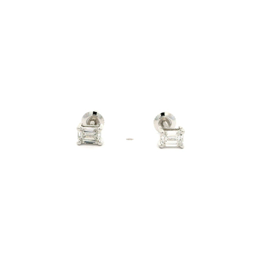 Thalen Solitaire Diamond Stud Earrings