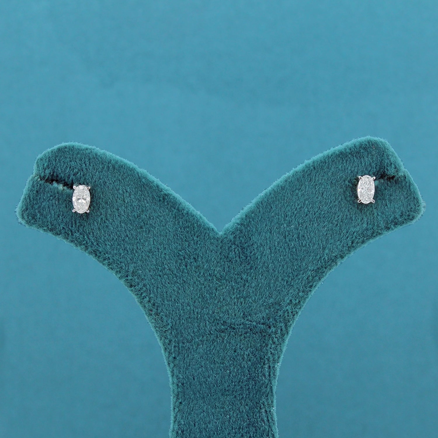 Aeris Solitaire Diamond Stud Earrings