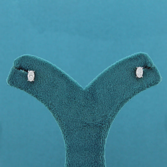 Aeris Solitaire Diamond Stud Earrings