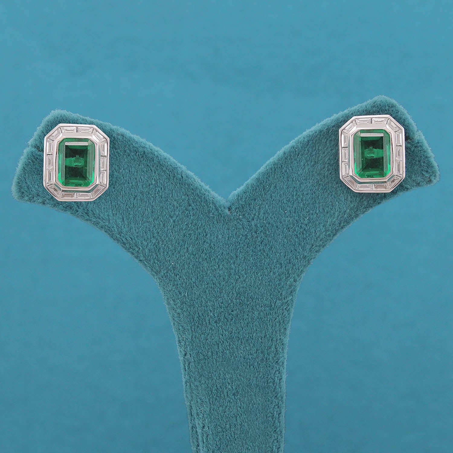 Tiselle Coloured Diamond Stud Earrings