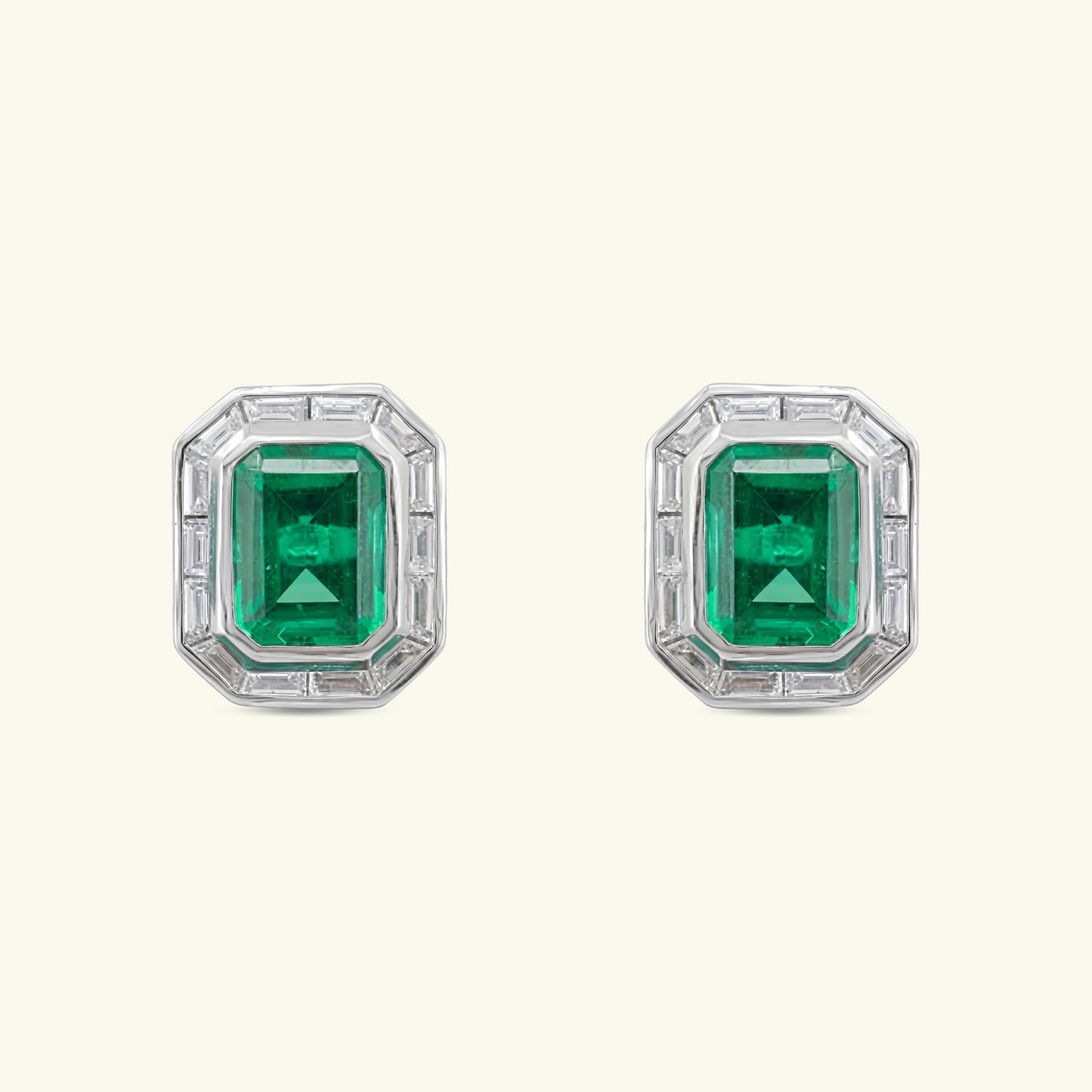 Tiselle Coloured Diamond Stud Earrings