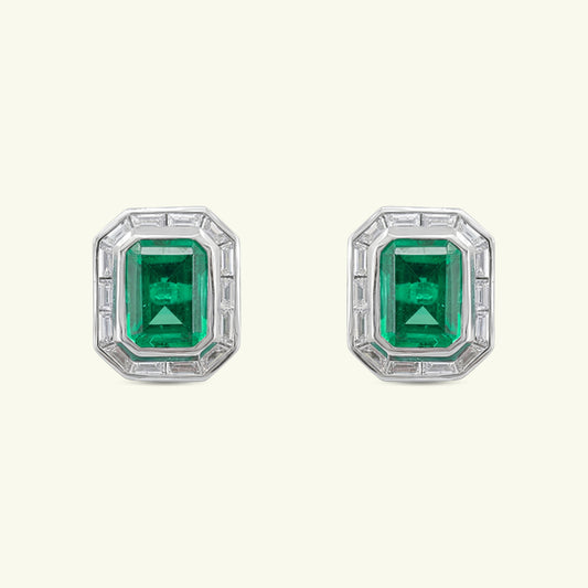 Tiselle Coloured Diamond Stud Earrings