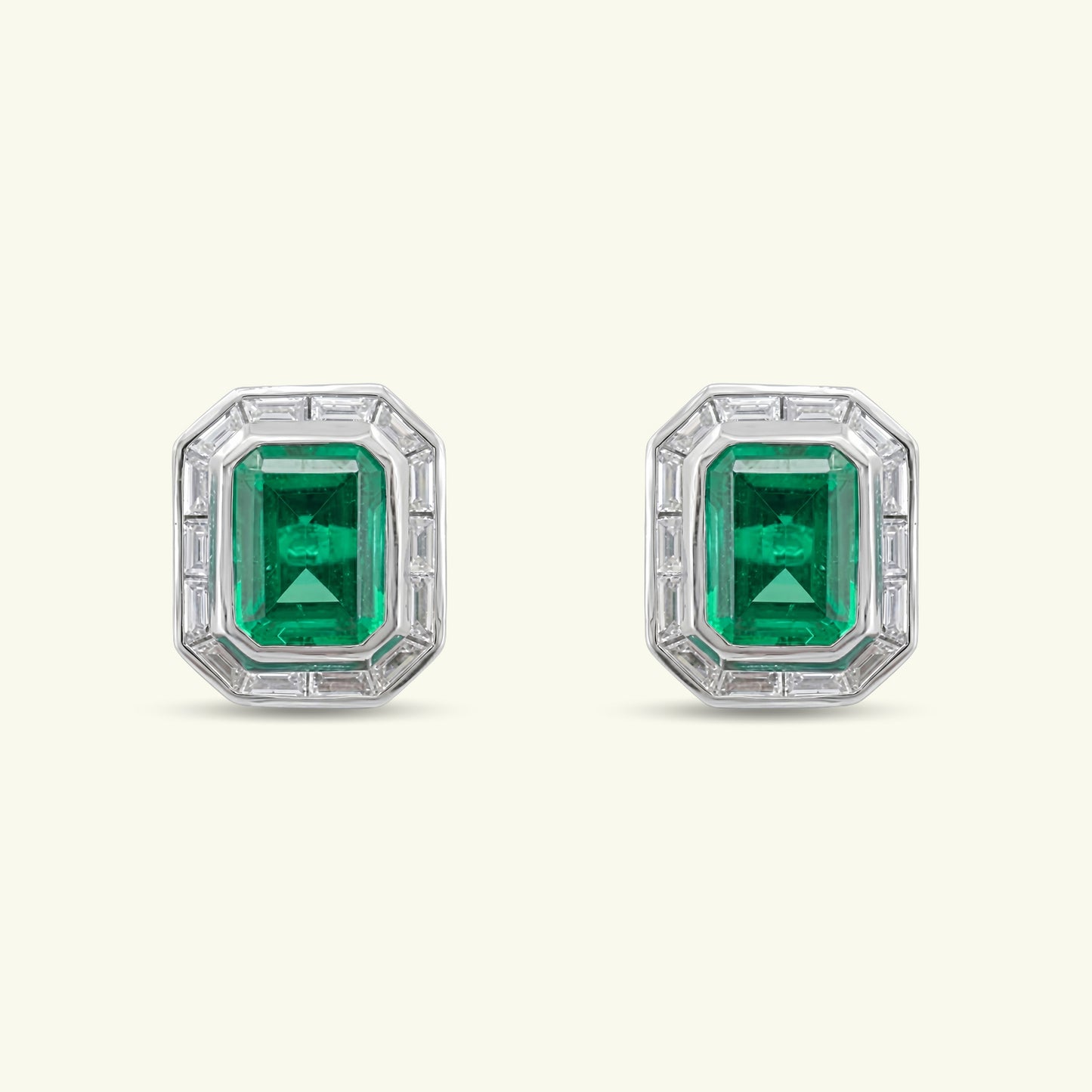 Tiselle Coloured Diamond Stud Earrings