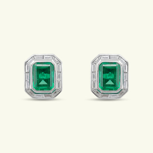 Tiselle Coloured Diamond Stud Earrings