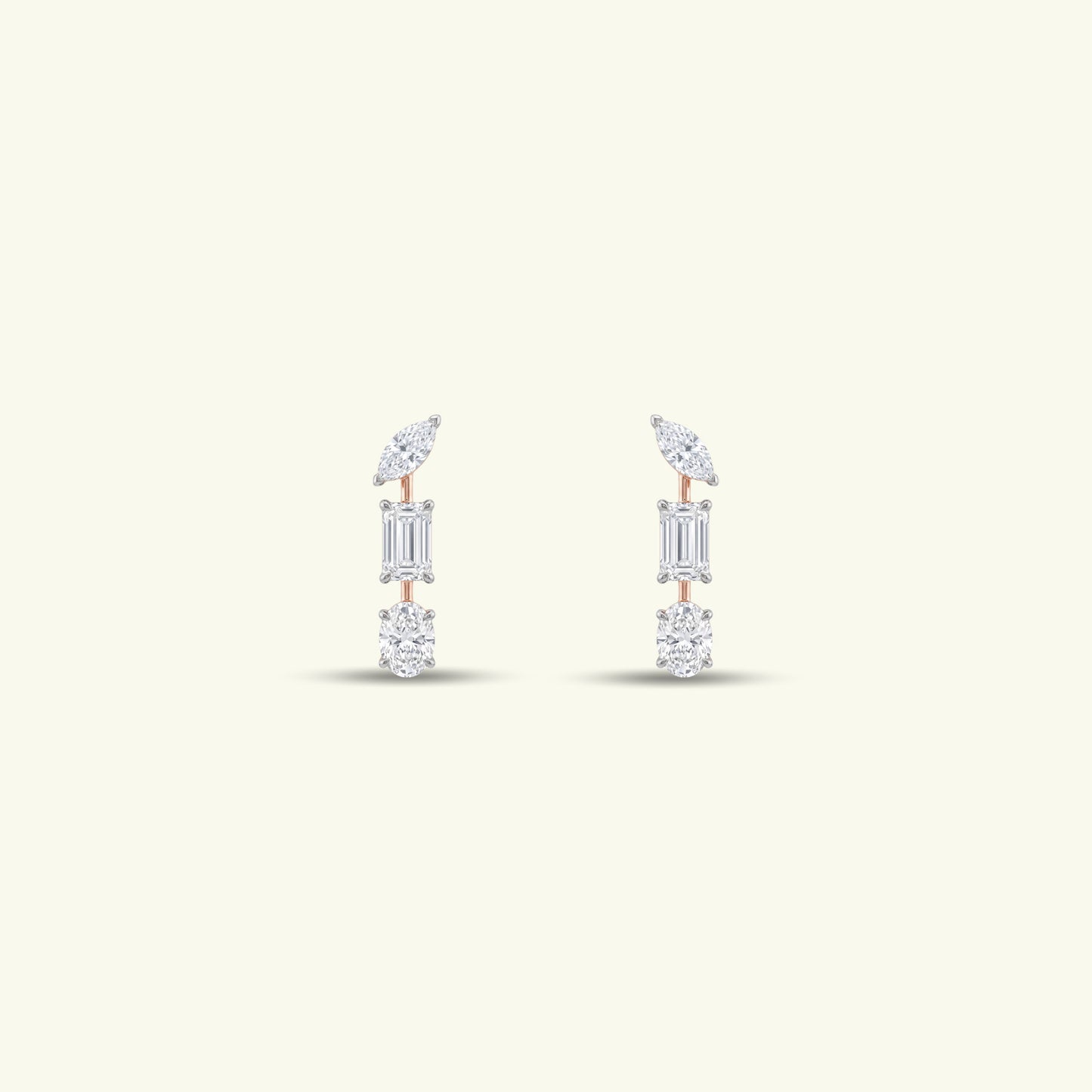 Carenne Diamond Drop Earring