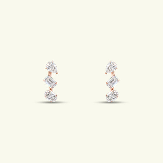 Meriel Diamond Hoop Earrings