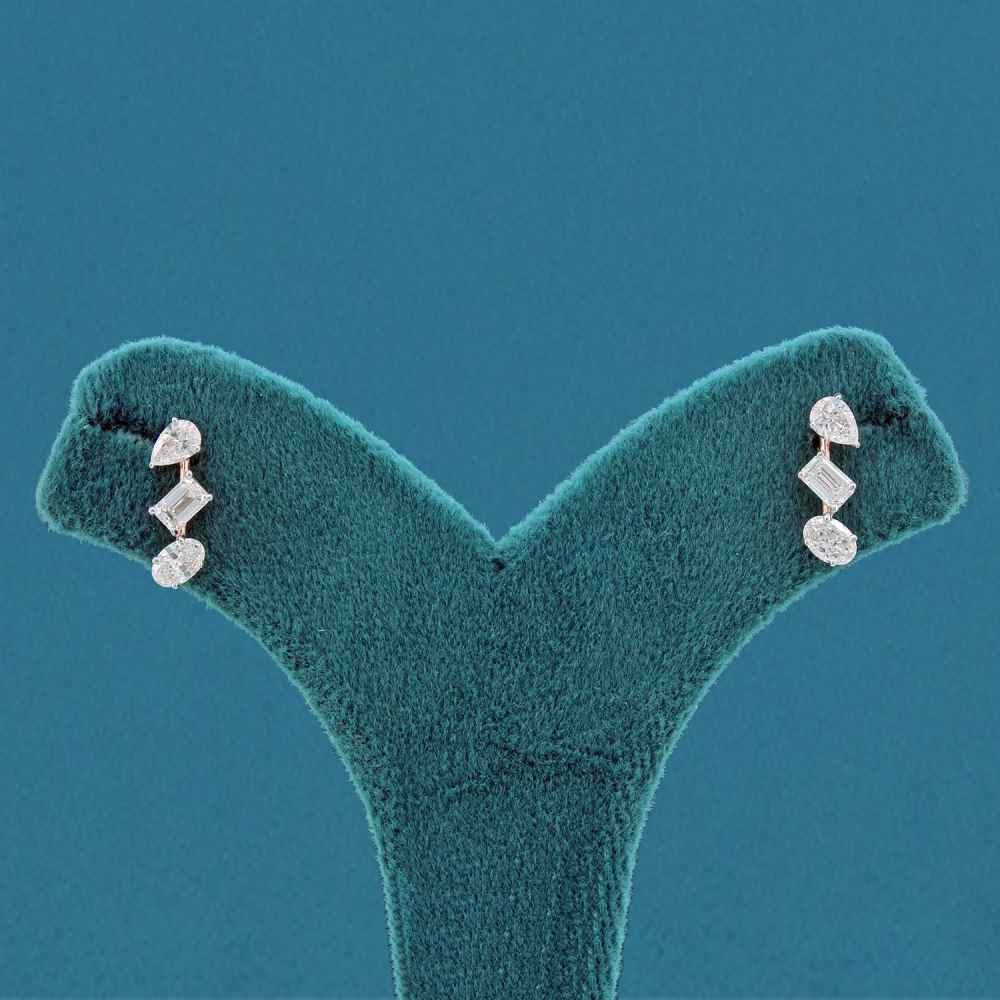 Meriel Diamond Hoop Earrings