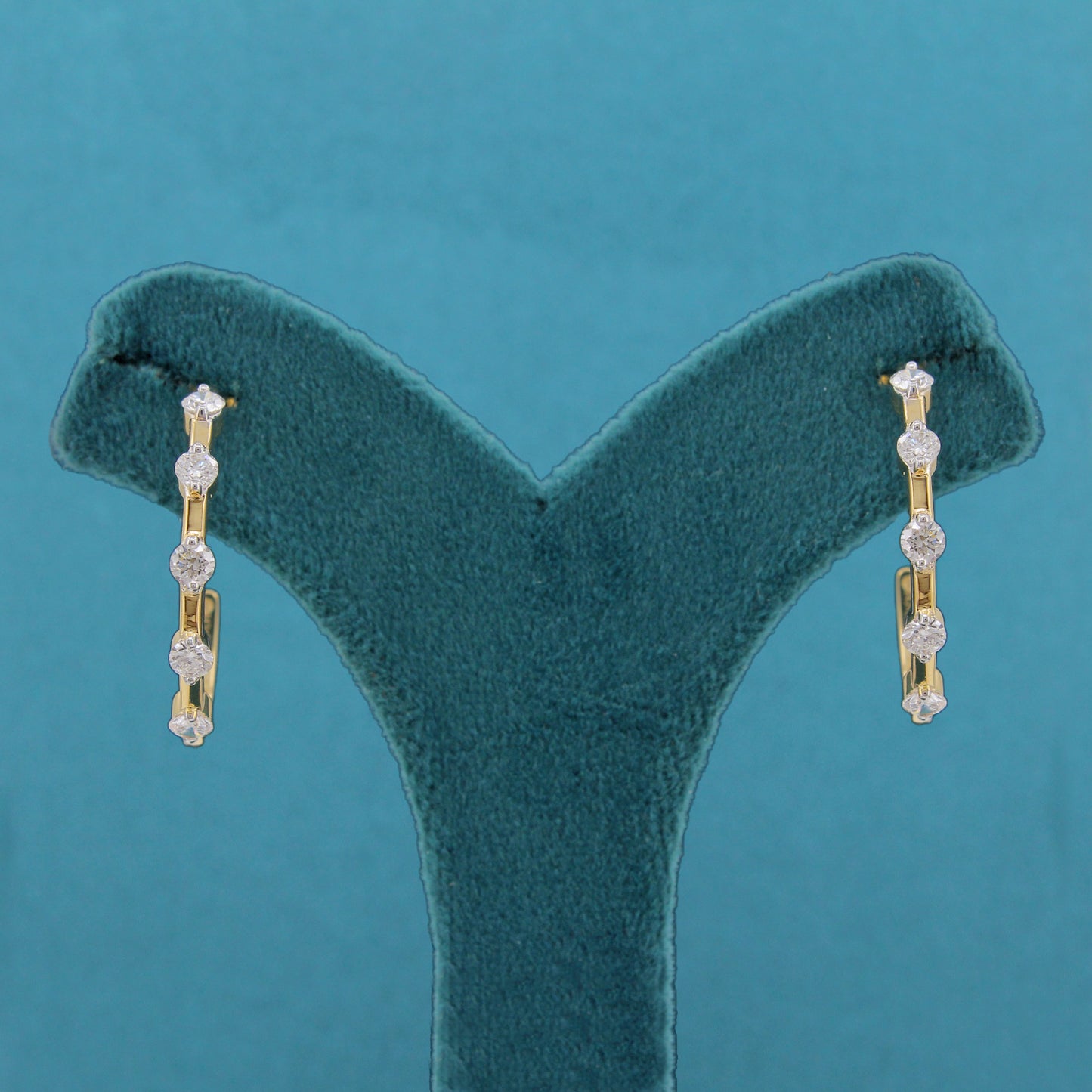 Osmera Diamond Hoop Earrings