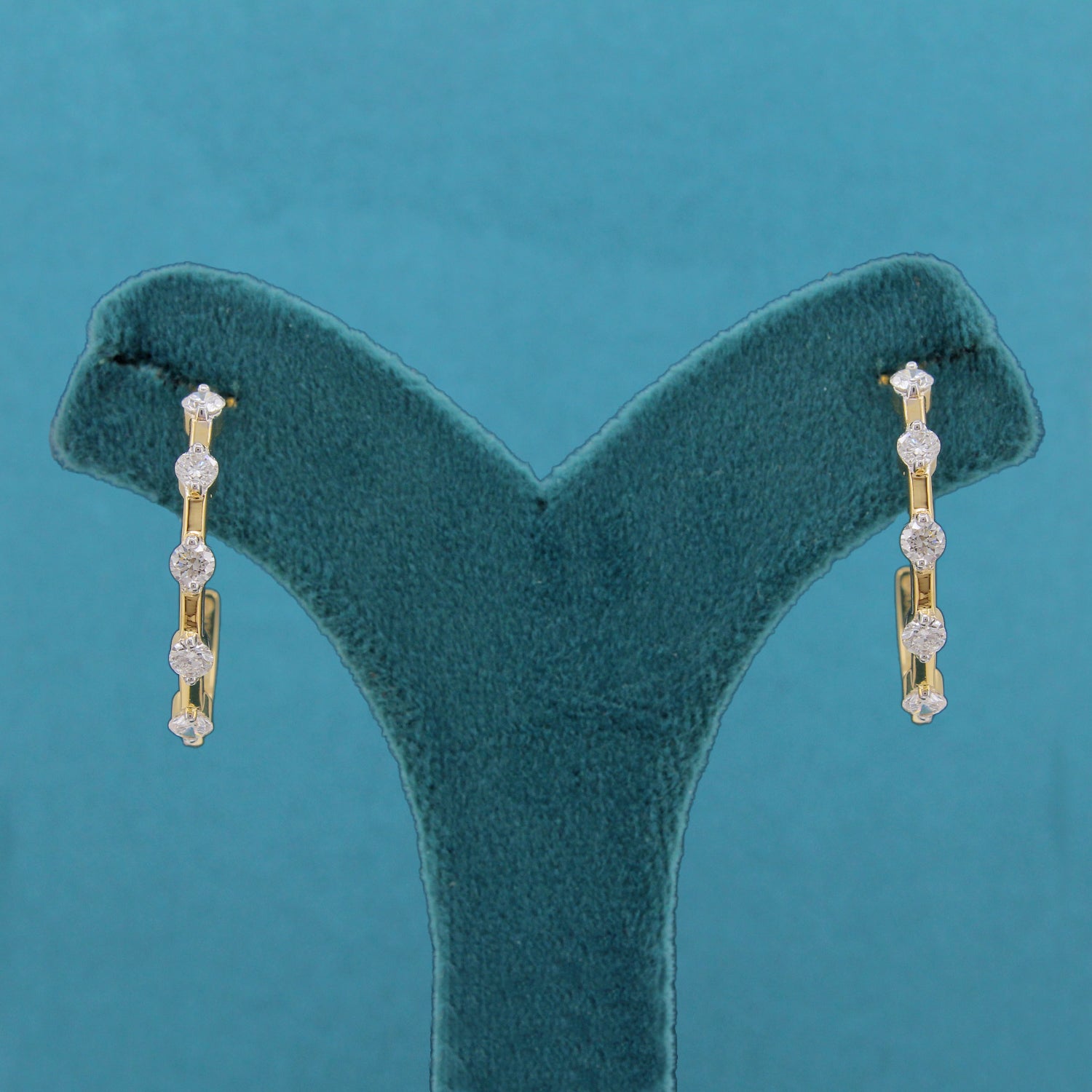 Osmera Diamond Hoop Earrings