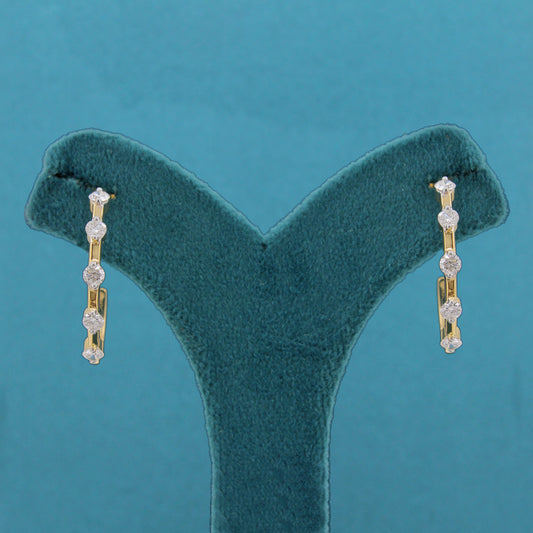 Osmera Diamond Hoop Earrings