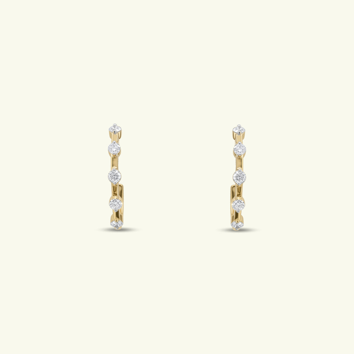 Osmera Diamond Hoop Earrings